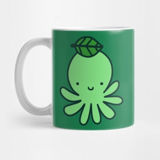 Green Leaf Octopus Mug